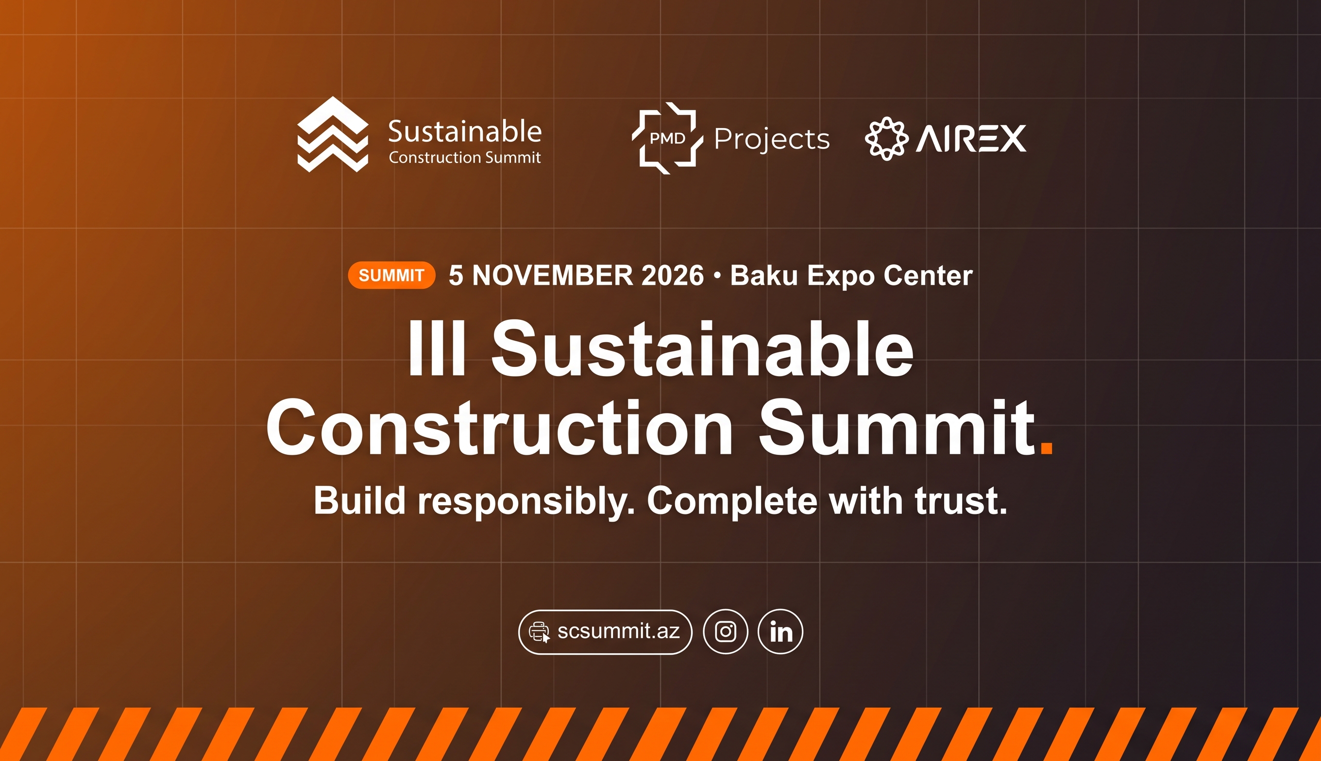 III Sustainable Construction Summit is back!